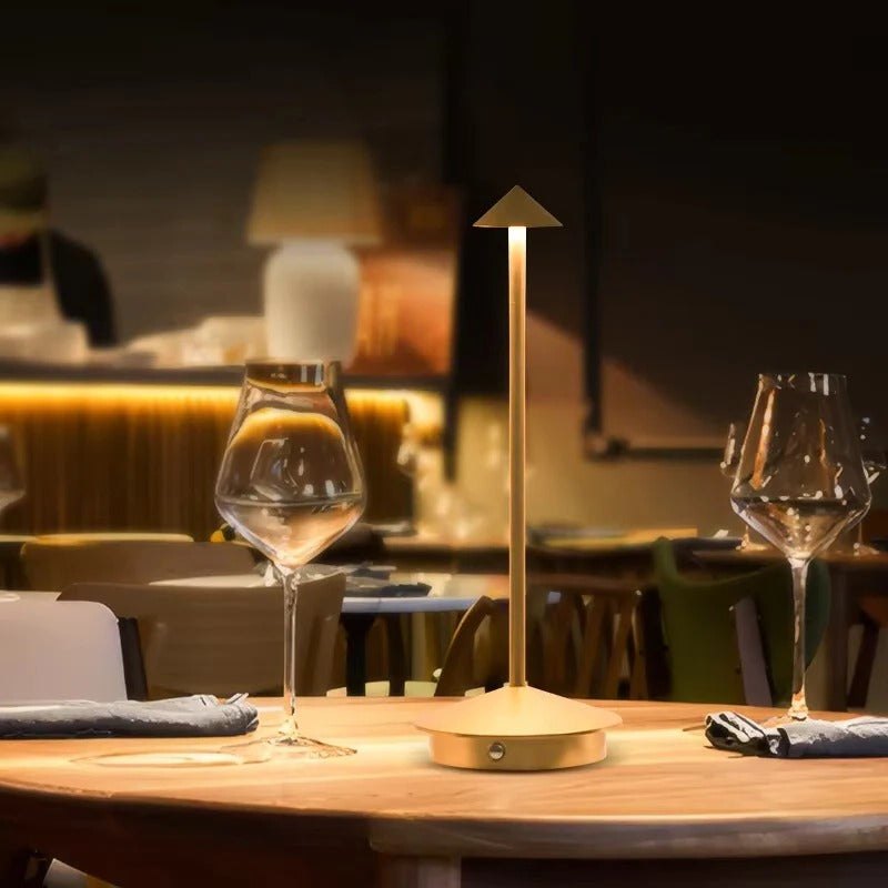 Rechargeable LED Table Lamp with Touch Control and Three Color Temperatures
