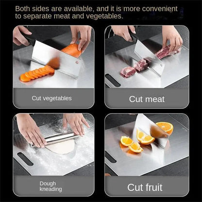 Titanium Chopping Board with Dual-Sided Design and Non-Porous Surface