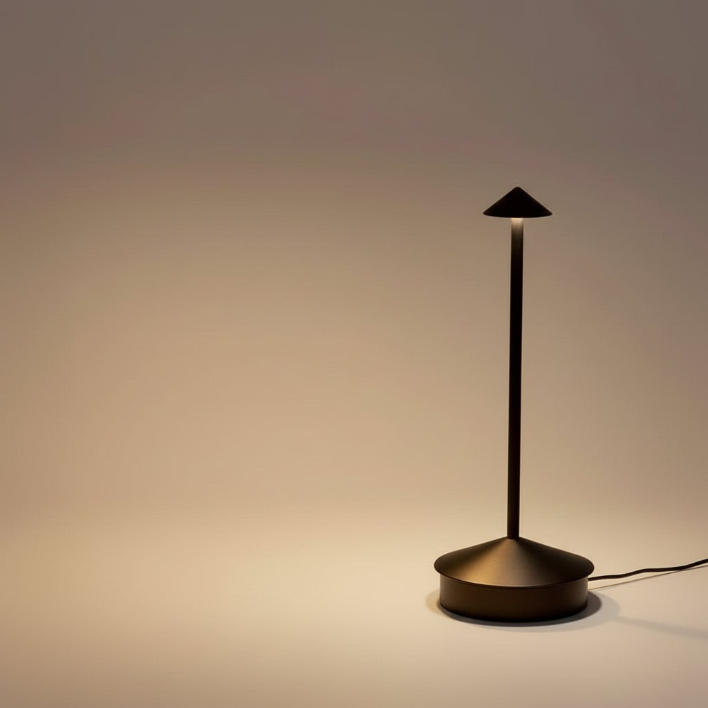 Rechargeable LED Table Lamp with Touch Control and Three Color Temperatures
