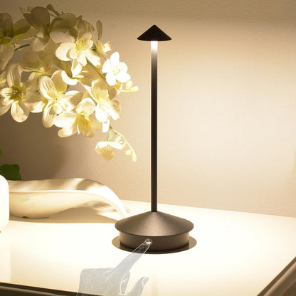 Rechargeable LED Table Lamp with Touch Control and Three Color Temperatures