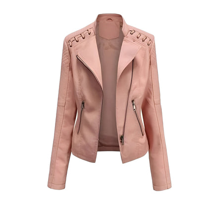 Vintage Jacket with Hidden Zipper and Polyester Lining, Detailed Seam Stitching
