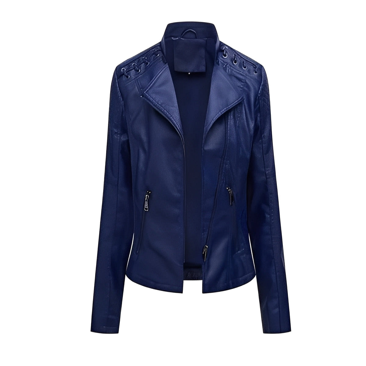 Vintage Jacket with Hidden Zipper and Polyester Lining, Detailed Seam Stitching