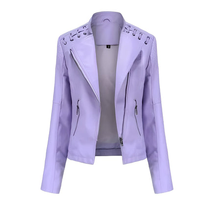 Vintage Jacket with Hidden Zipper and Polyester Lining, Detailed Seam Stitching