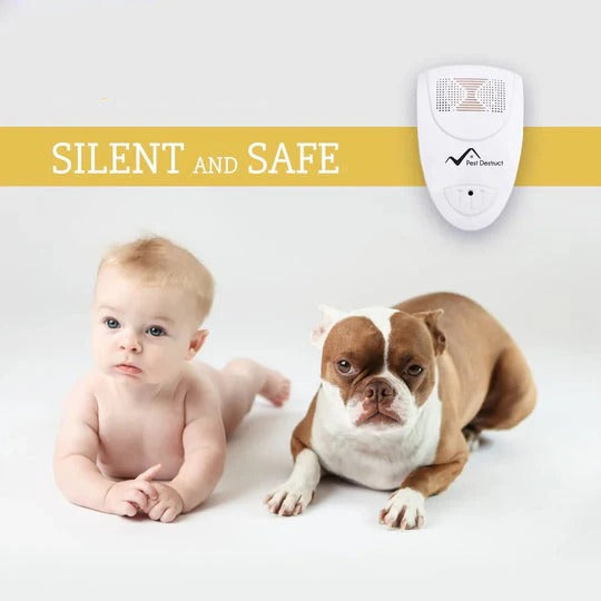 Ultrasonic Rodent Repellent Plug-in with 20-65 KHz Frequency and Wide Coverage