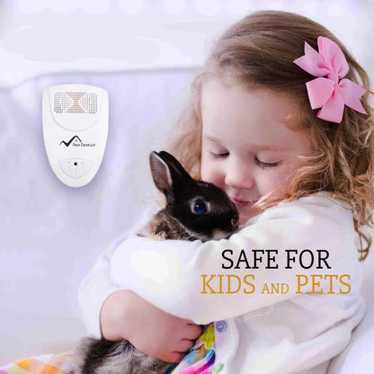 Ultrasonic Rodent Repellent Plug-in with 20-65 KHz Frequency and Wide Coverage