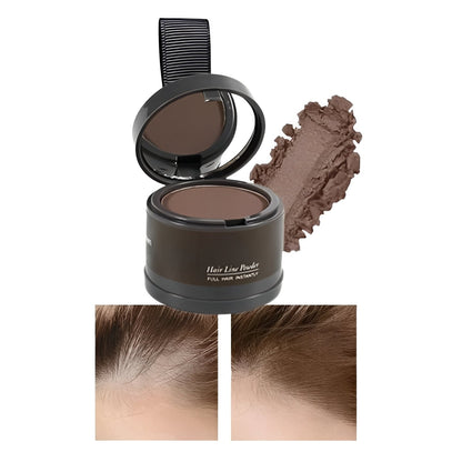 Hairline Concealer Powder with Sponge Applicator and Built-in Mirror, Water Resistant All Vera Mart