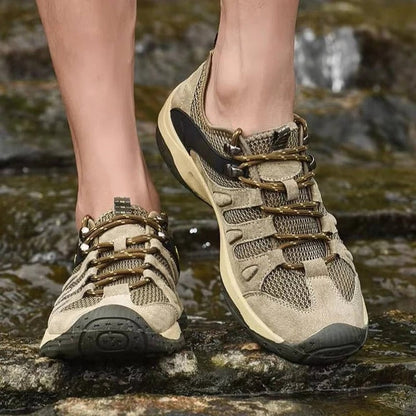 Women's Hiking Shoes with Moisture Blocking Exterior and Deep Tread Grip