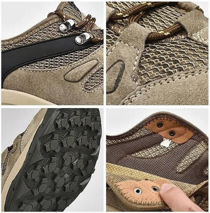 Women's Hiking Shoes with Moisture Blocking Exterior and Deep Tread Grip