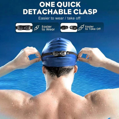 Swim Goggles with Anti-Fog Coating and Wide View Frame, Adjustable Silicone Seals All Vera Mart