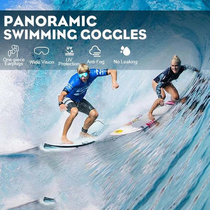 Swim Goggles with Anti-Fog Coating and Wide View Frame, Adjustable Silicone Seals All Vera Mart