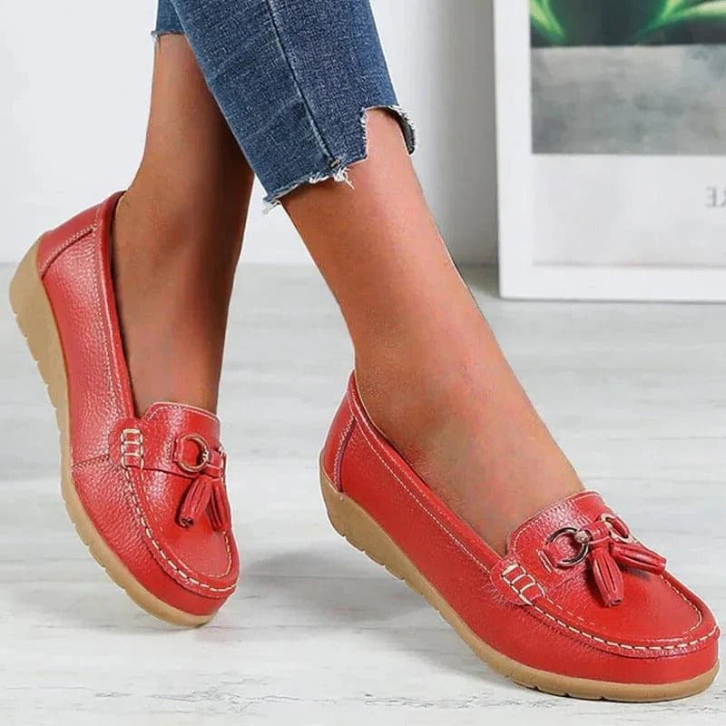 Women's Slip On Loafers with Arch Support Insole and Breathable Upper