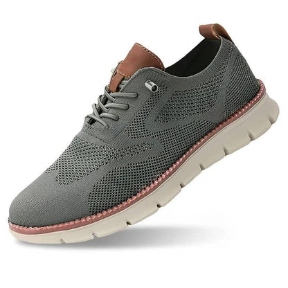 Orthopedic Slip-On Dress Shoe with Wide Toe Box and Elastic Collar