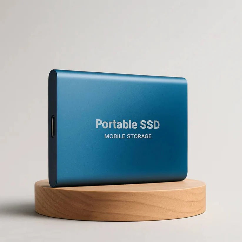 Portable SSD with 430MB/s Read Speed and Shock Resistant Housing for Multi-Device Use