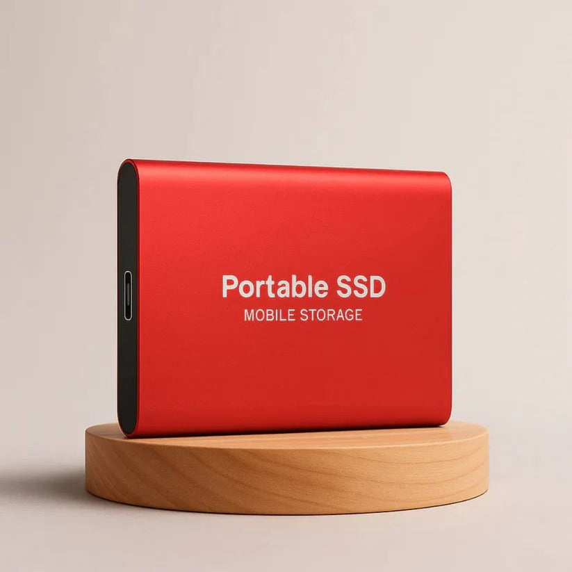 Portable SSD with 430MB/s Read Speed and Shock Resistant Housing for Multi-Device Use
