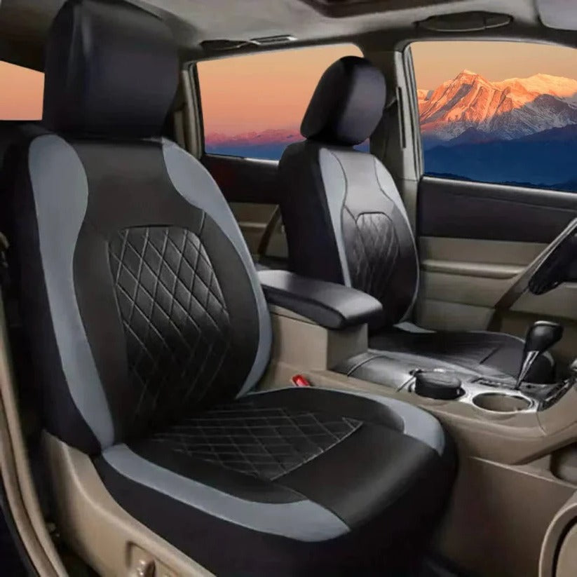 Waterproof Car Seat Covers with 5mm Cushion Padding and UV Protection, 5 Seat Set