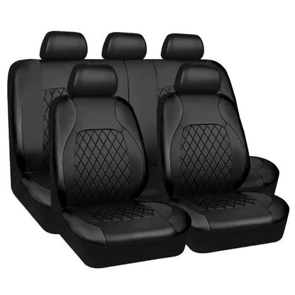 Waterproof Car Seat Covers with 5mm Cushion Padding and UV Protection, 5 Seat Set
