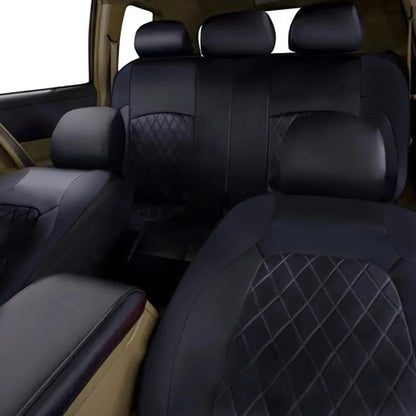Waterproof Car Seat Covers with 5mm Cushion Padding and UV Protection, 5 Seat Set