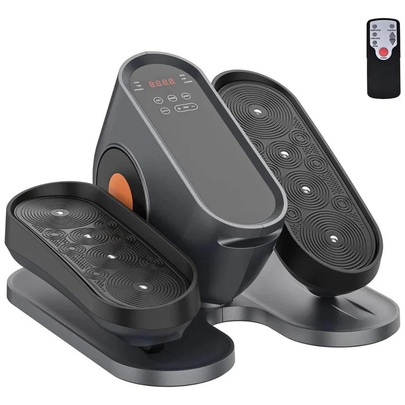 Under Desk Elliptical with 12 Speed Settings and LCD Display, Remote Controlled