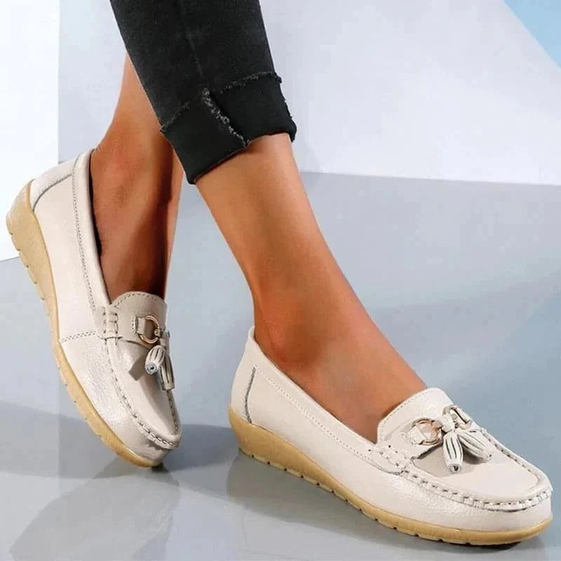 Women's Slip On Loafers with Arch Support Insole and Breathable Upper