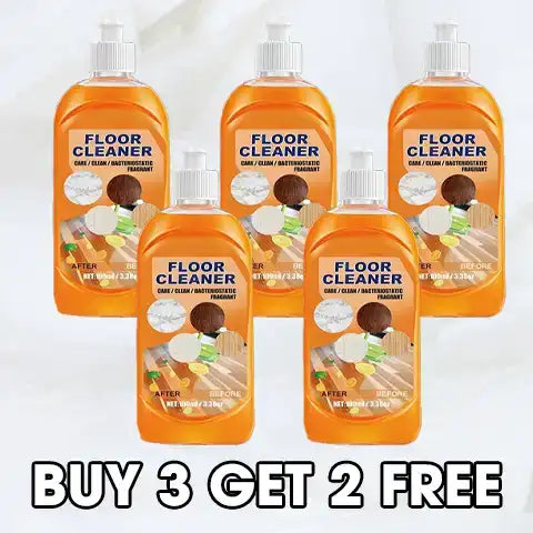 Lemon Floor Cleaner Concentrate with Plant-Derived Surfactants for Sealed Surfaces