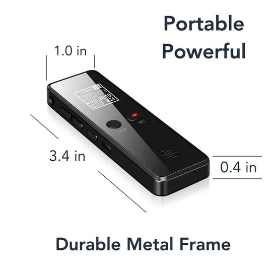 Voice Activated Digital Recorder with 35-Hour Battery and 16GB Storage