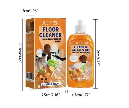 Lemon Floor Cleaner Concentrate with Plant-Derived Surfactants for Sealed Surfaces