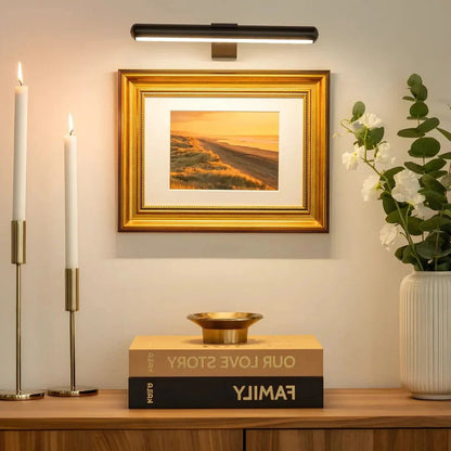 Rechargeable Picture Light with 360 Degree Rotation and Stepless Dimming