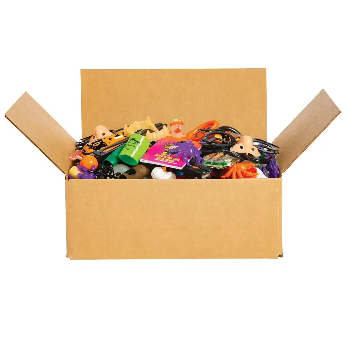 240-Piece Halloween Toy Assortment with Mixed Wearables and Gizmos for Goody Bags