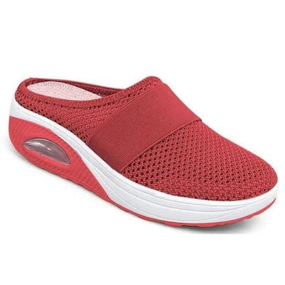 Orthopedic Slippers with Molded Arch Support and Ventilated Upper, Slip-On Design All Vera Mart