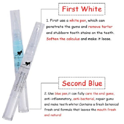 Pet Toothbrush Cleaning Solution with Soft Bristle Application for Dogs and Cats
