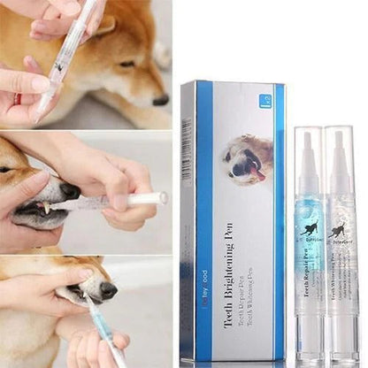 Pet Toothbrush Cleaning Solution with Soft Bristle Application for Dogs and Cats