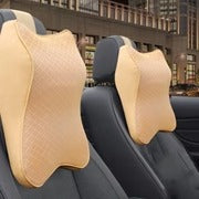 Contoured Neck Support Cushion with Removable Cover and Breathable Design