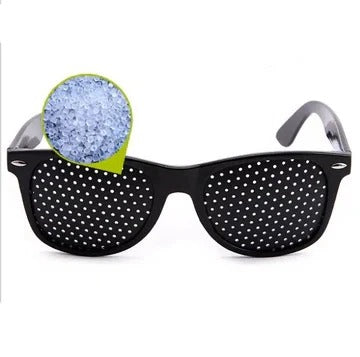 Pinhole Vision Glasses with Multi Aperture Filtering for Screen and Reading Clarity