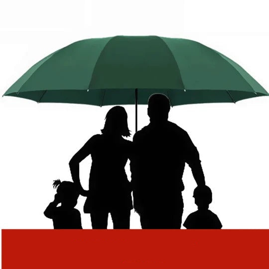 Extra Large Umbrella with 60-Inch Arc and Wind Resistant Frame for Rain and Sun
