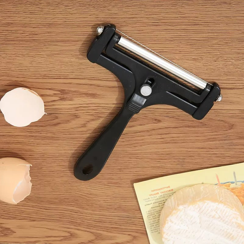 Wire Cheese Slicer with Adjustable Thickness and Four Replacement Wires