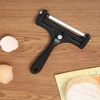 Wire Cheese Slicer with Adjustable Thickness and Four Replacement Wires