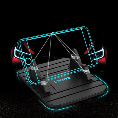 Dashboard Phone Holder with Silicone Suction Base and Case Compatibility
