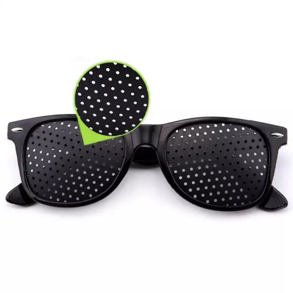 Pinhole Vision Glasses with Multi Aperture Filtering for Screen and Reading Clarity
