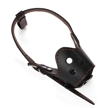 Adjustable Dog Muzzle with Anti-Slip Ring and Wide Breathing Opening