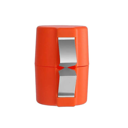 Egg Cracker Tool with Oval Holding Groove and Clean Break Design