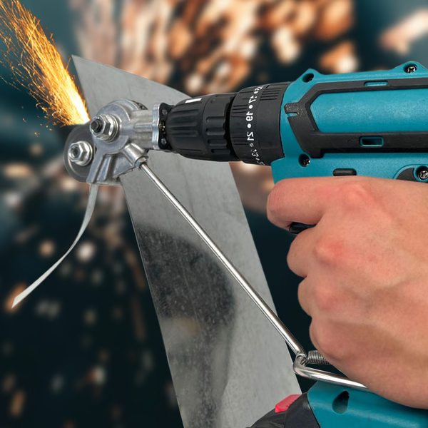 Sheet Metal Cutter Drill Attachment with Standard Chuck Fitting