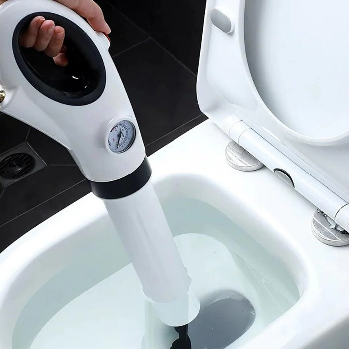 Air Pressure Drain Unblocker with Manual Pump for Toilets and Sinks
