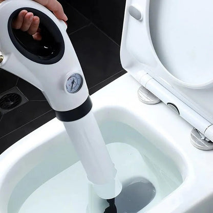 Air Pressure Drain Unblocker with Manual Pump for Toilets and Sinks
