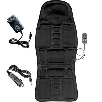 Vibration Massage Pad with Heat for Car and Office Chairs, 8-Mode