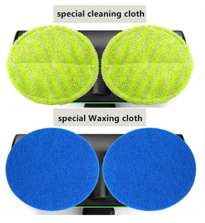 Electric Spin Mop with 180 Degree Rotating Head and Rechargeable Battery, 51in