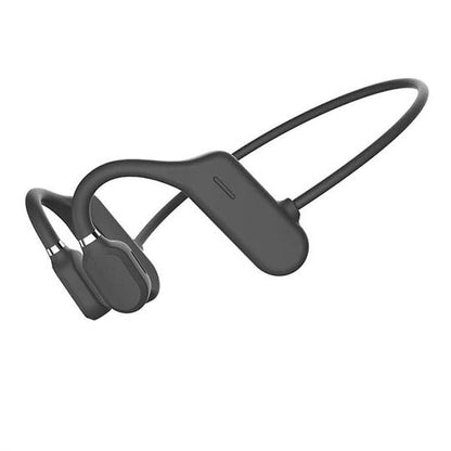 Bone Conduction Headphones with Wraparound Frame and Physical Button Controls