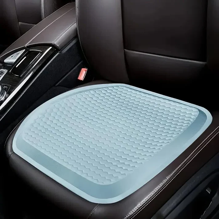 Gel Memory Foam Seat Cushion with Honeycomb Airflow and Ergonomic Support for Cars and Office Chairs
