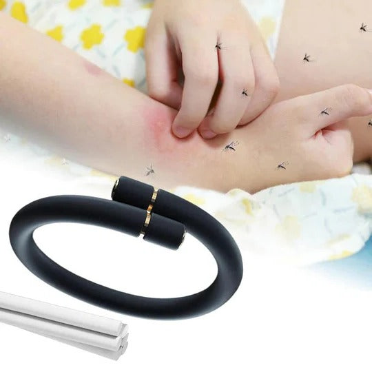 Electronic Pest Repellent Wristband with Battery-Free Operation and Frequency Technology