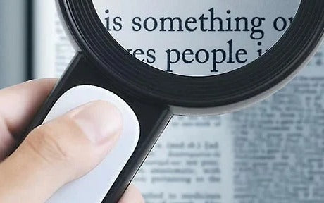 Handheld Magnifying Glass with 30X Magnification and 18 LED Lights All Vera Mart