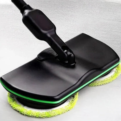 Electric Spin Mop with 180 Degree Rotating Head and Rechargeable Battery, 51in